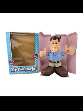 Mr. Wonderful Talking Figure - Blue Shirt, Brown Shoes